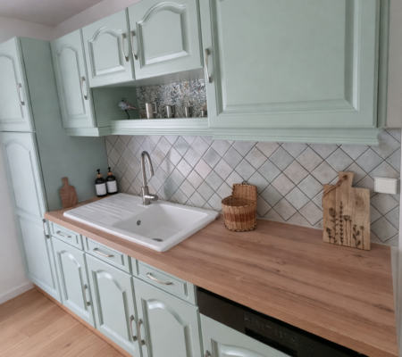 Home Staging | Cuisine "Les Épis" - Le charme du Vexin au cœur de la maison.